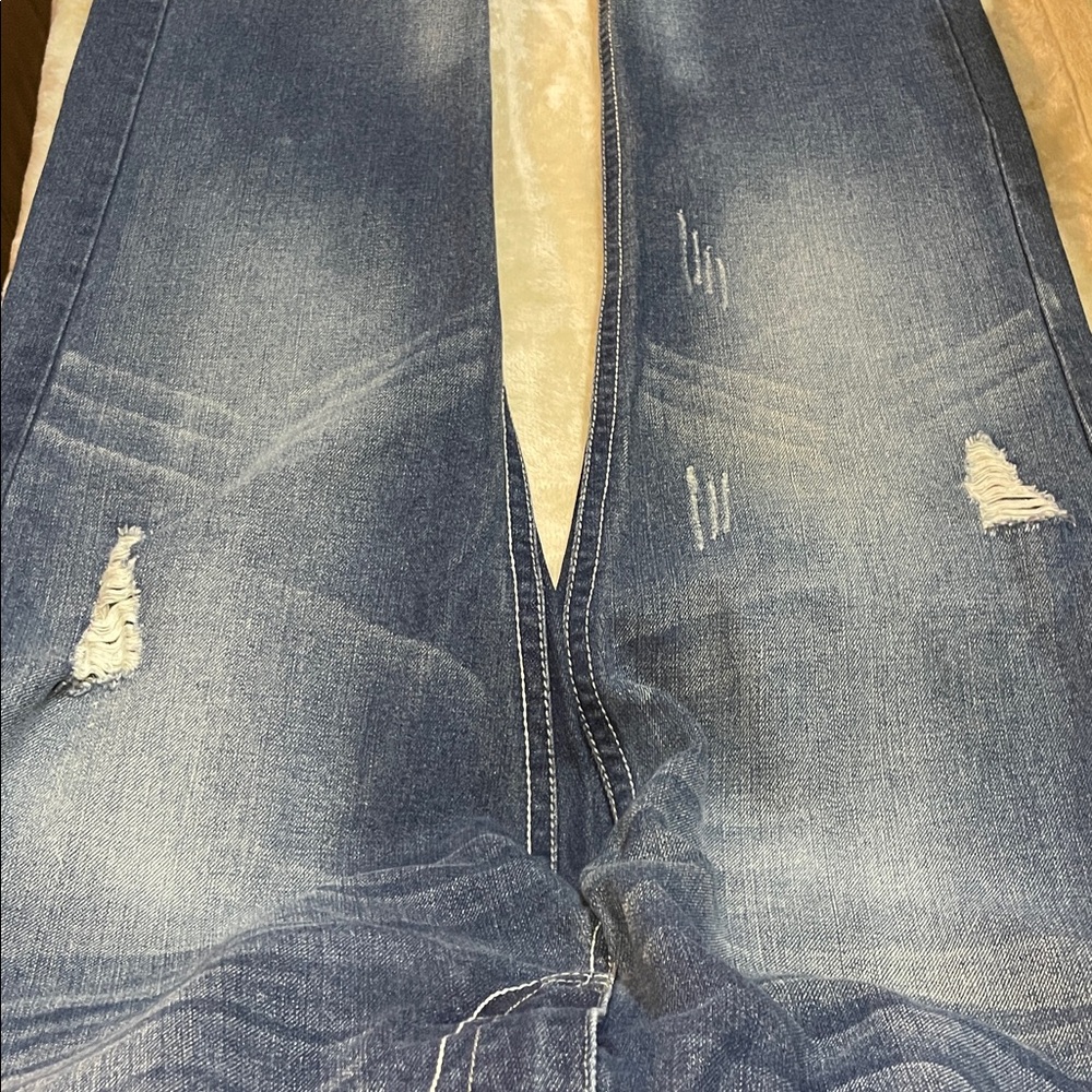 Indigo People Men's Blue Jeans - Picture 3 of 11